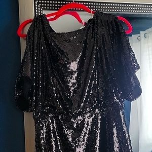 Lulus sequence batwing dress!